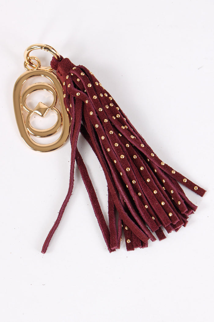 Tracollina Trapunta Frange Cherry-5