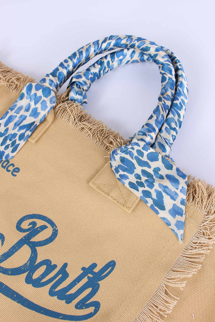 Vanity Foulard Beige/blu-6