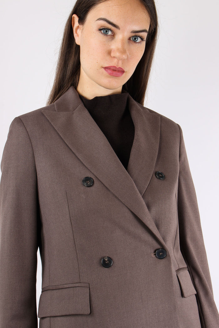 Giacca Lunga Doppiopetto Orzo-7