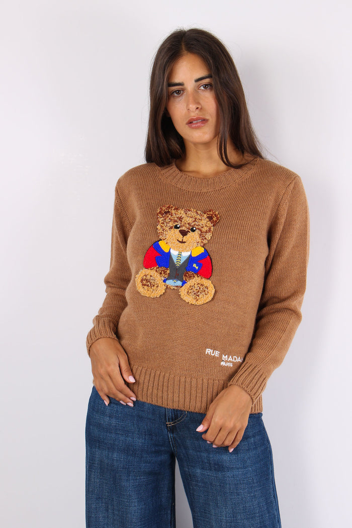 Pullover Orsetto Camel-9