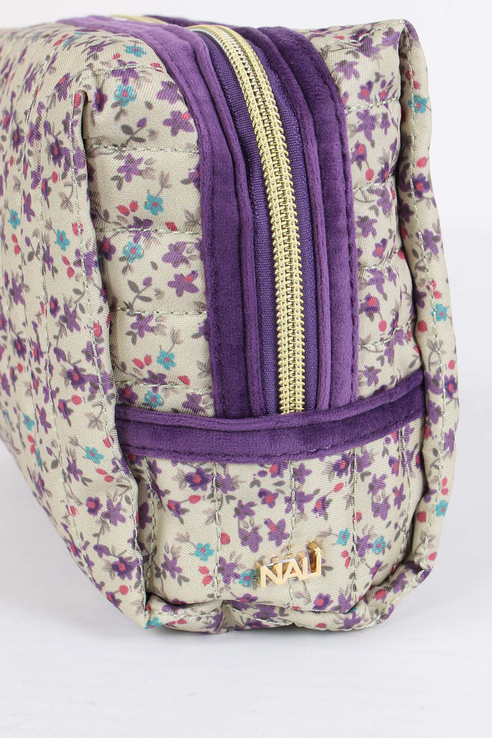 Pochette Patch Lettera F Beige/viola-5