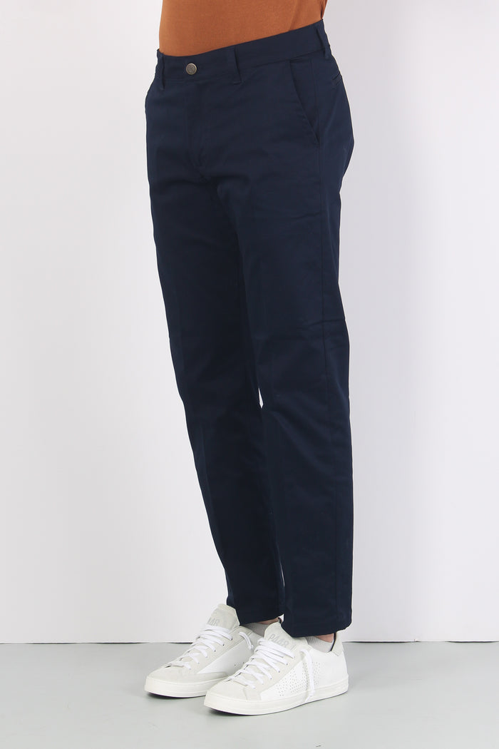 Pantalone Chino Regular Blu-5