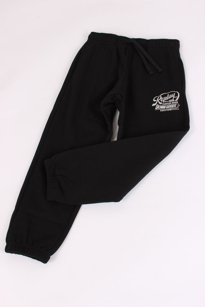 Pantalone Felpa Nero-4