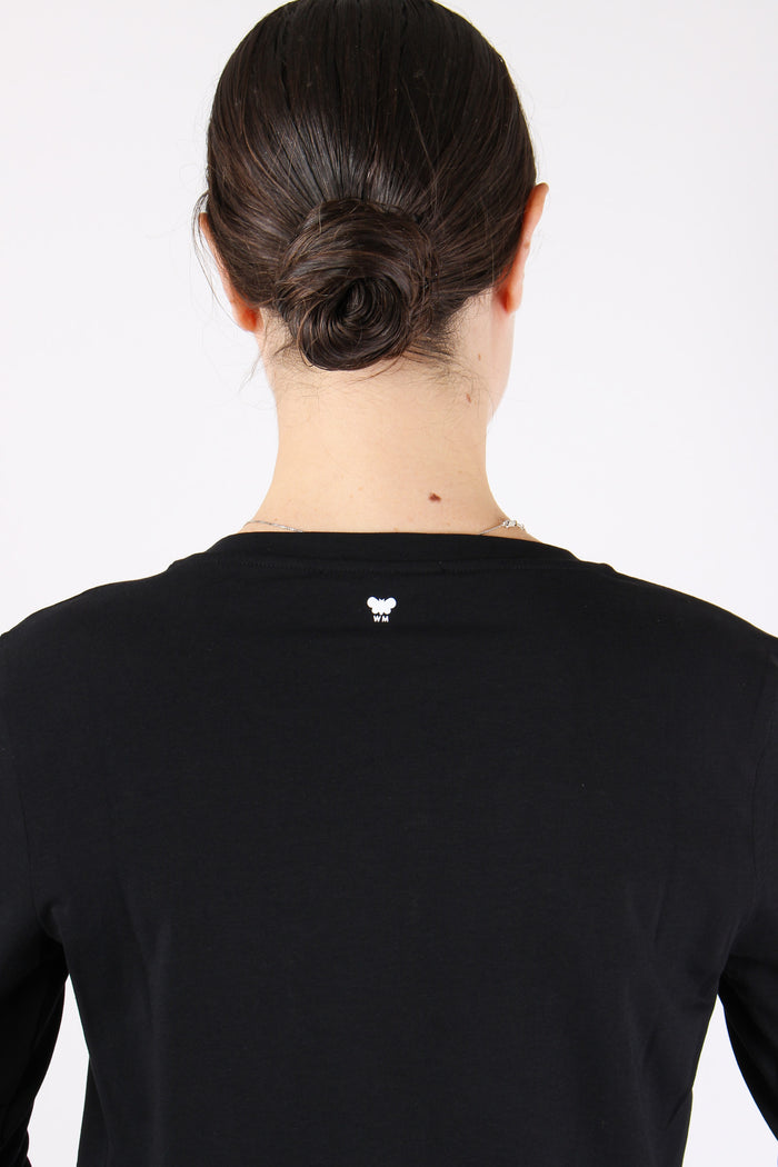 Multia Maglia Manica 3/4 Nero-8