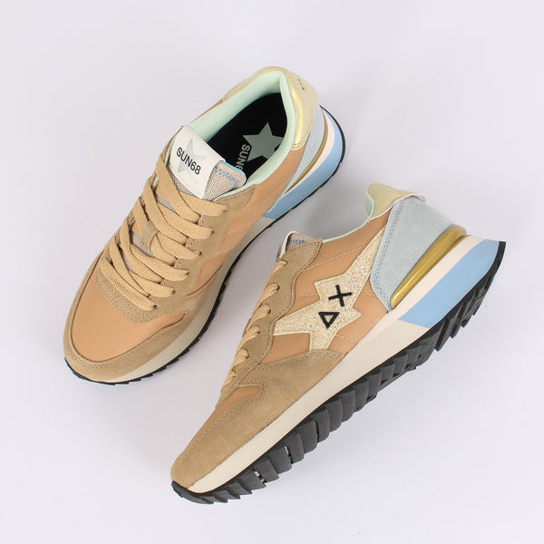 Sneakers  Stargirl Glitter Logo Beige-2