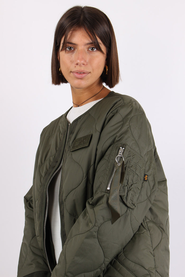 Liner Filed Jacket Nylon Dark Olive-7