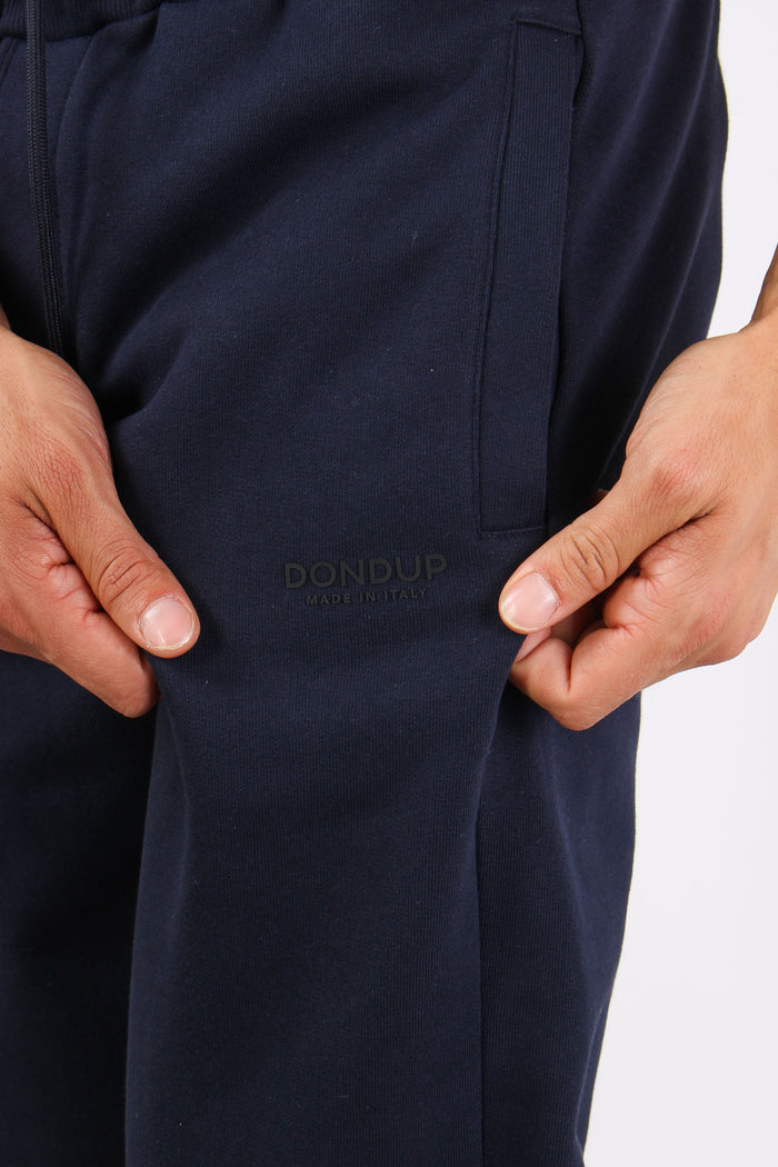 Pantalone Felpa Logo Blu-10