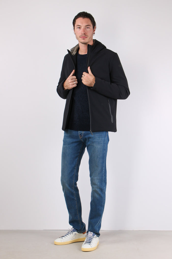 Piumino Tessuto Tecnico Black-5