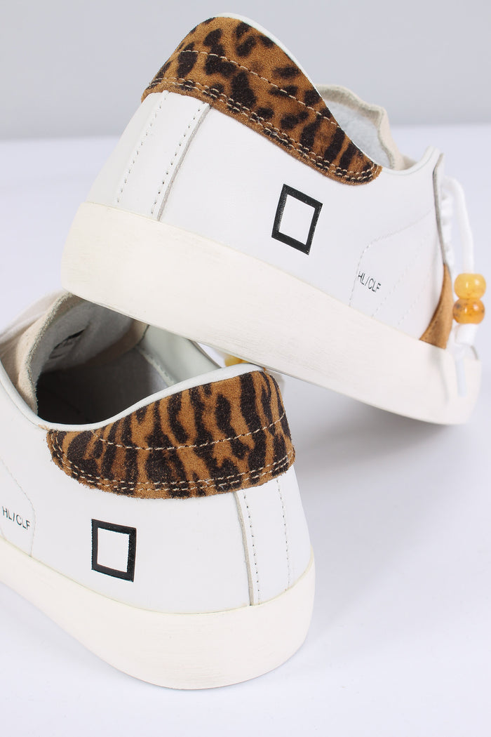 Sneakers Hill Low Calf White/leopard-4