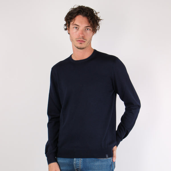 Maglia Manica Toppa Profilo Blu-2