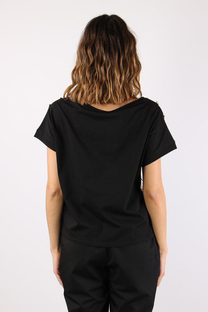 T-shirt Inserto Fantasia Nero/arabo-5