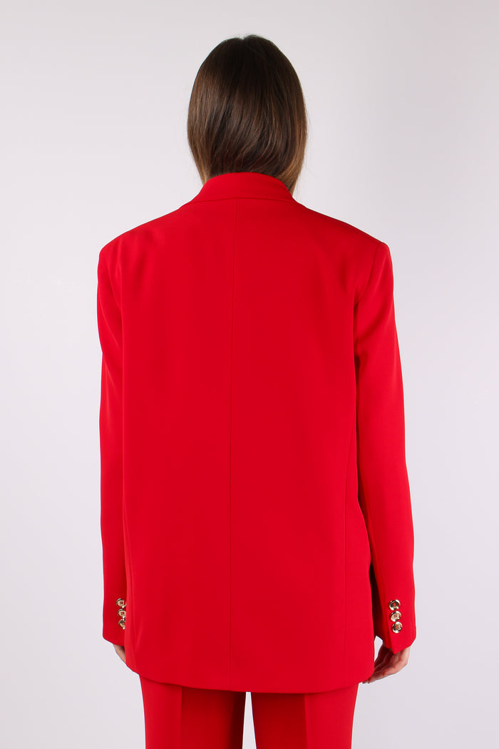 Ottavian Giacca Dritta Doppiopetto Flame S-4