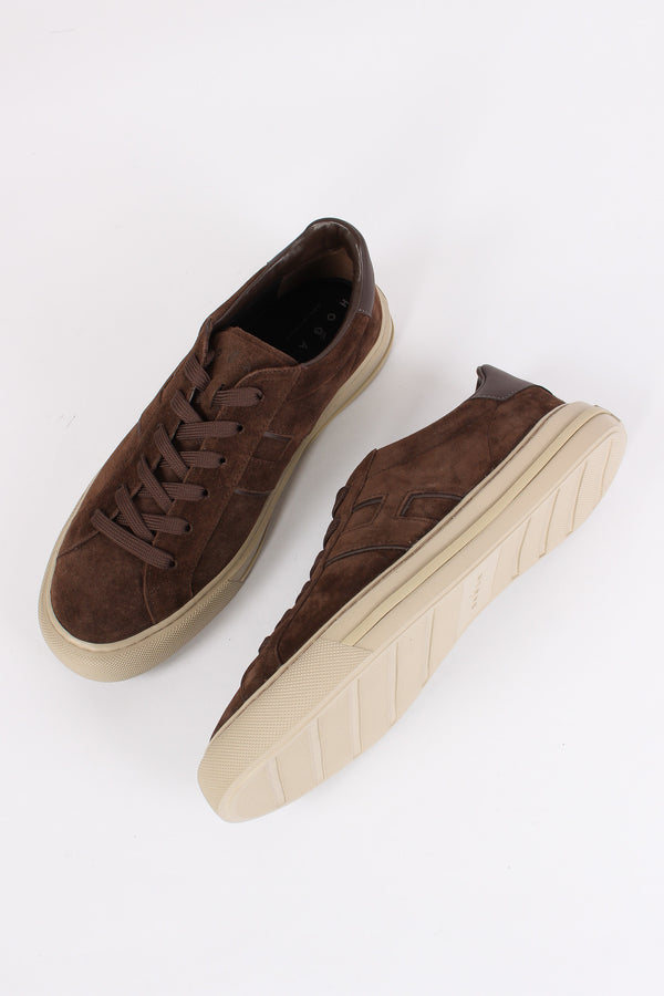 Sneaker H691 Scamosciata Marrone-2