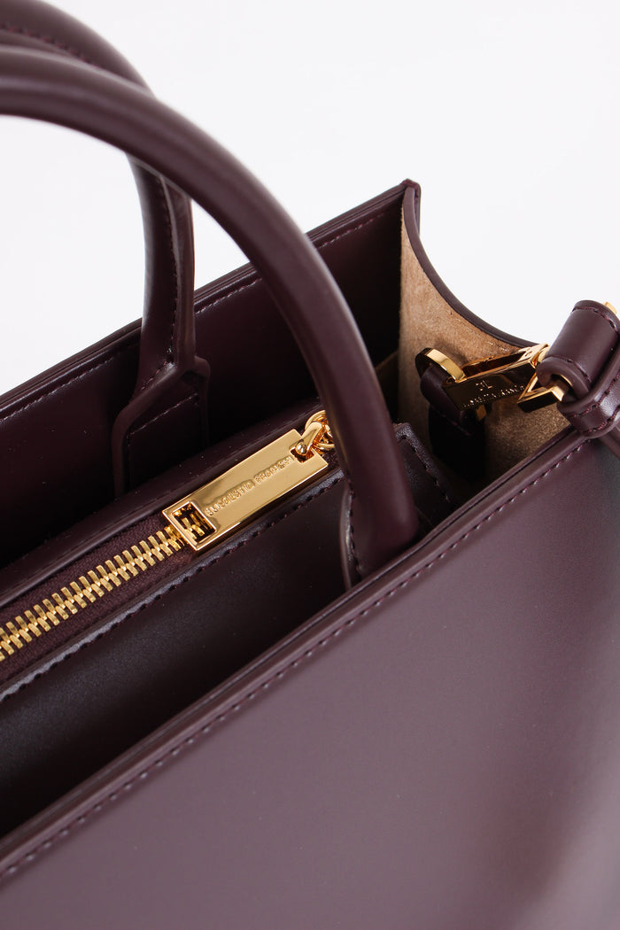 Shopping Rigida Grande Logo Merlot-8