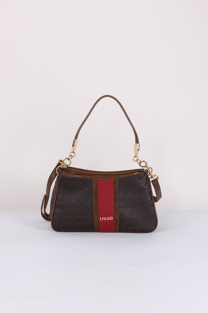 Tracolla 3 Scomparti Deep Brown