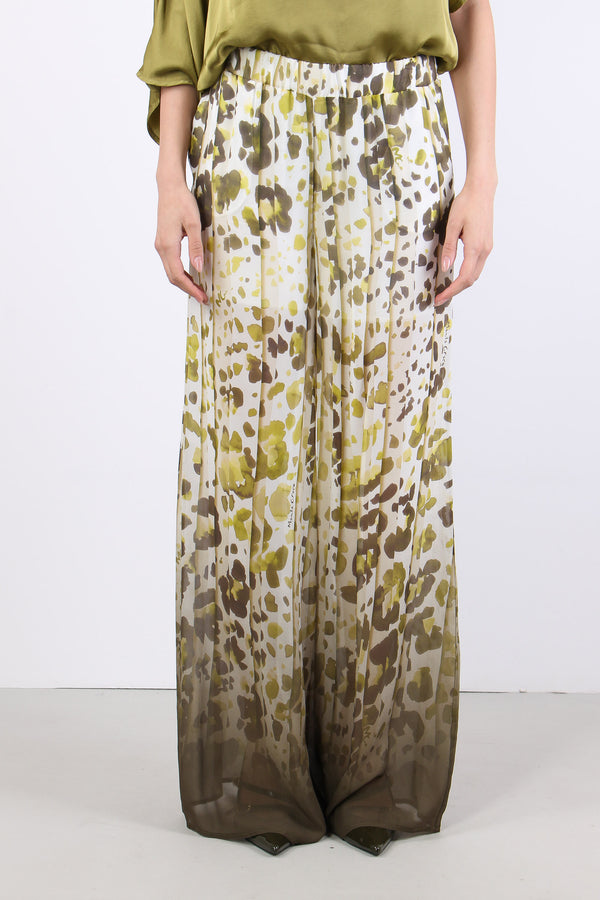 Pantalone Fluido Fantasia Edera-2