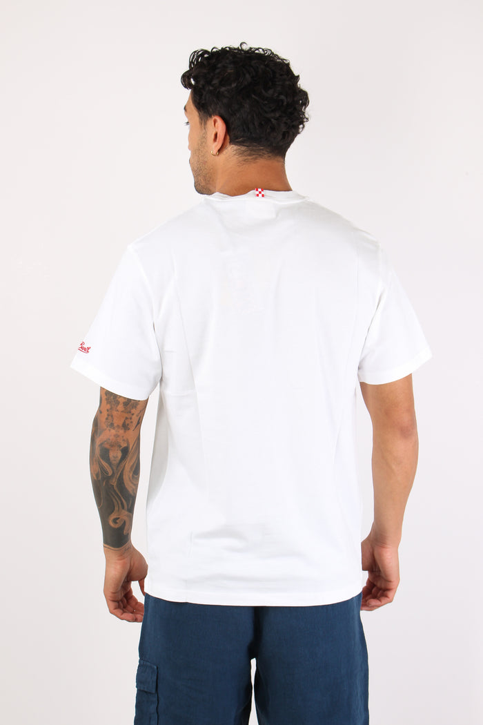 T-shirt Scritta Ricami Snoopy Caffe-5