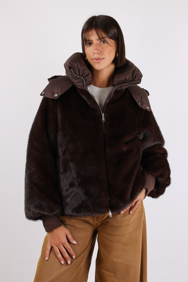 Cappa Ecopelliccia Brown