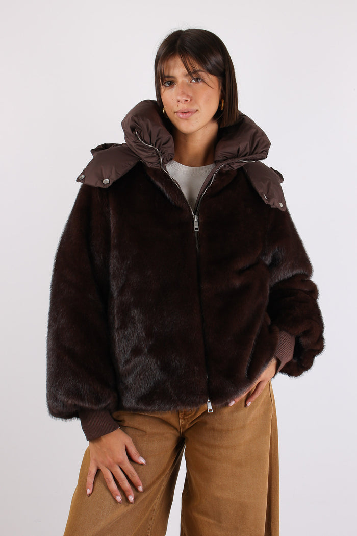 Cappa Ecopelliccia Brown