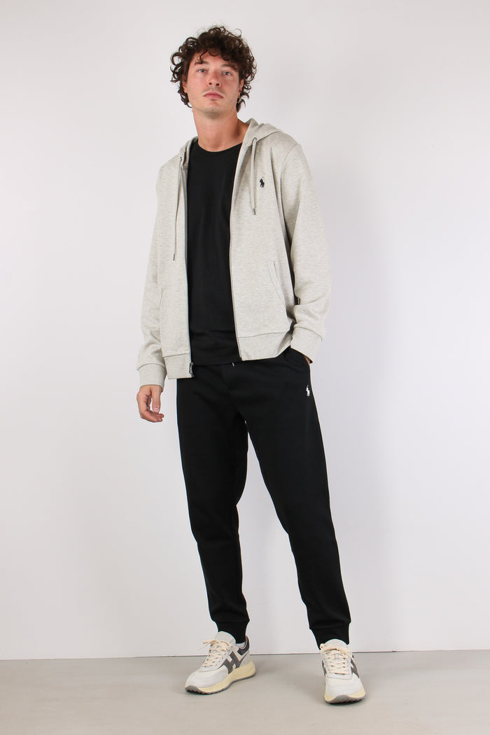 Felpa Zip Cappuccio Sport Heather-4