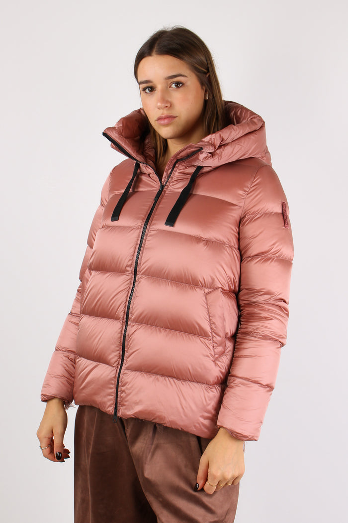 Piumino Nylon Cangiante Blush Pink-7