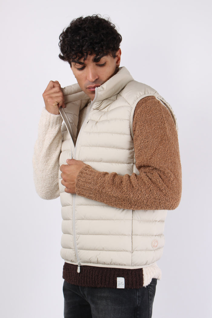Rhus Gilet Piuma Beige-3