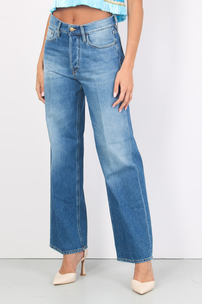 Jeans Vintage Gamba Larga Blue-5