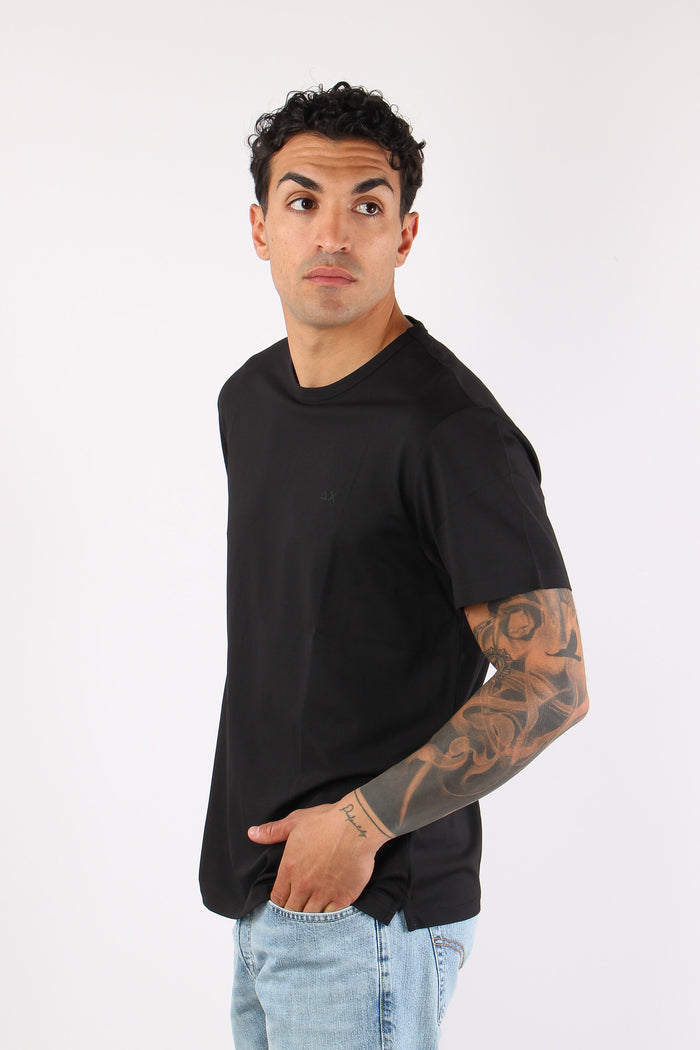 T-shirt Piquet Tecnica Nero-5