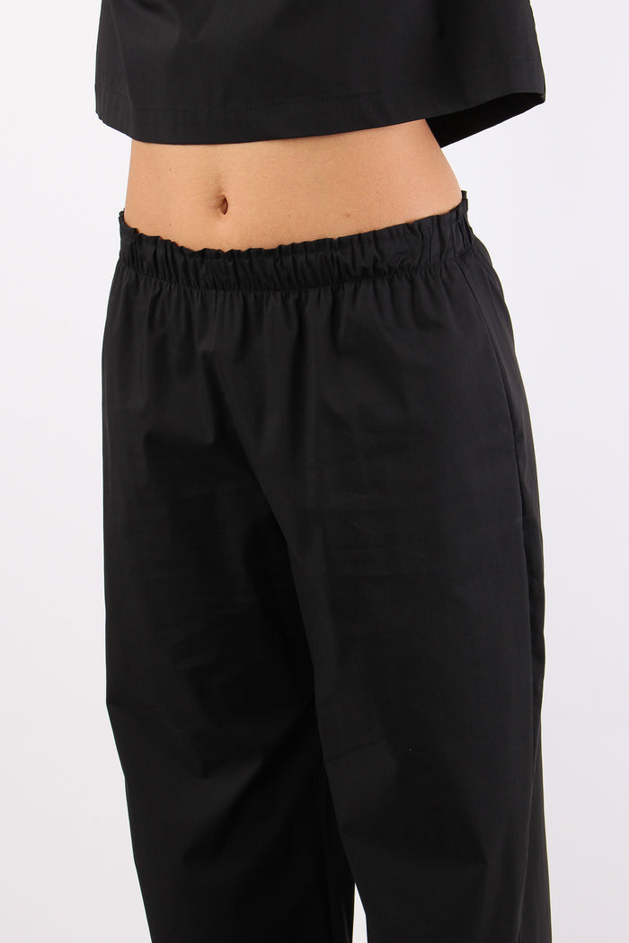 Pantalone Tasche Dietro Nero-7