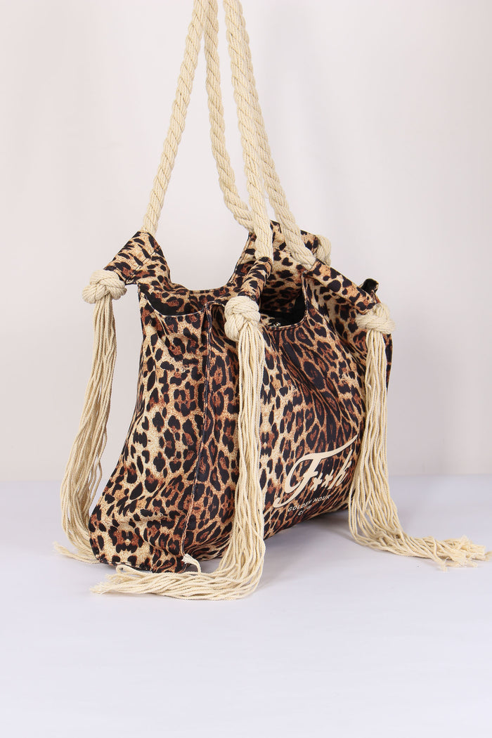 Borsa Fantasia Frange Laterali Macula-8