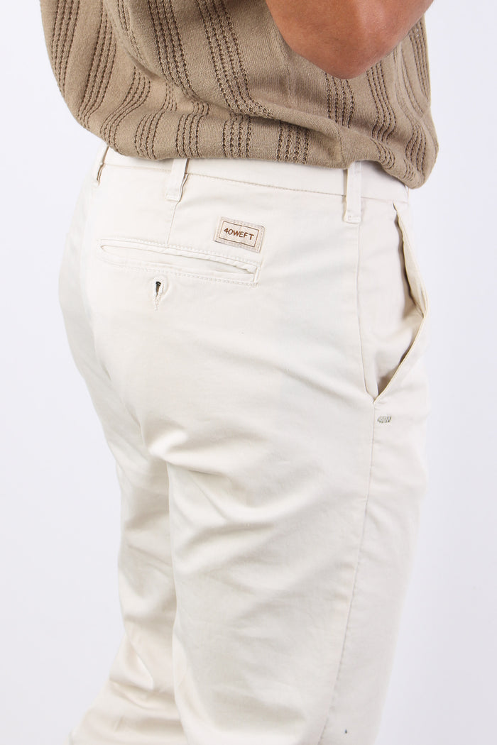 Chino Slim Gabardina Panna-6