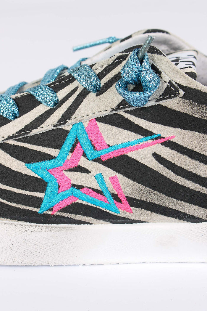 Sneakers Prime Star Zebra Zebra/fucsia-10