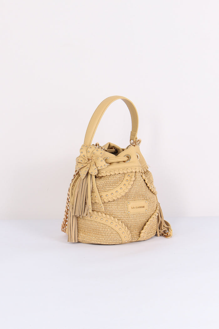 Secchiello Rafia Beige-3