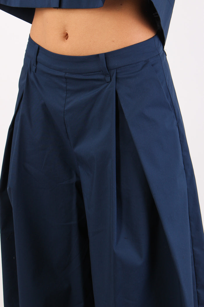Pantagonna Cotone Navy Blue-7