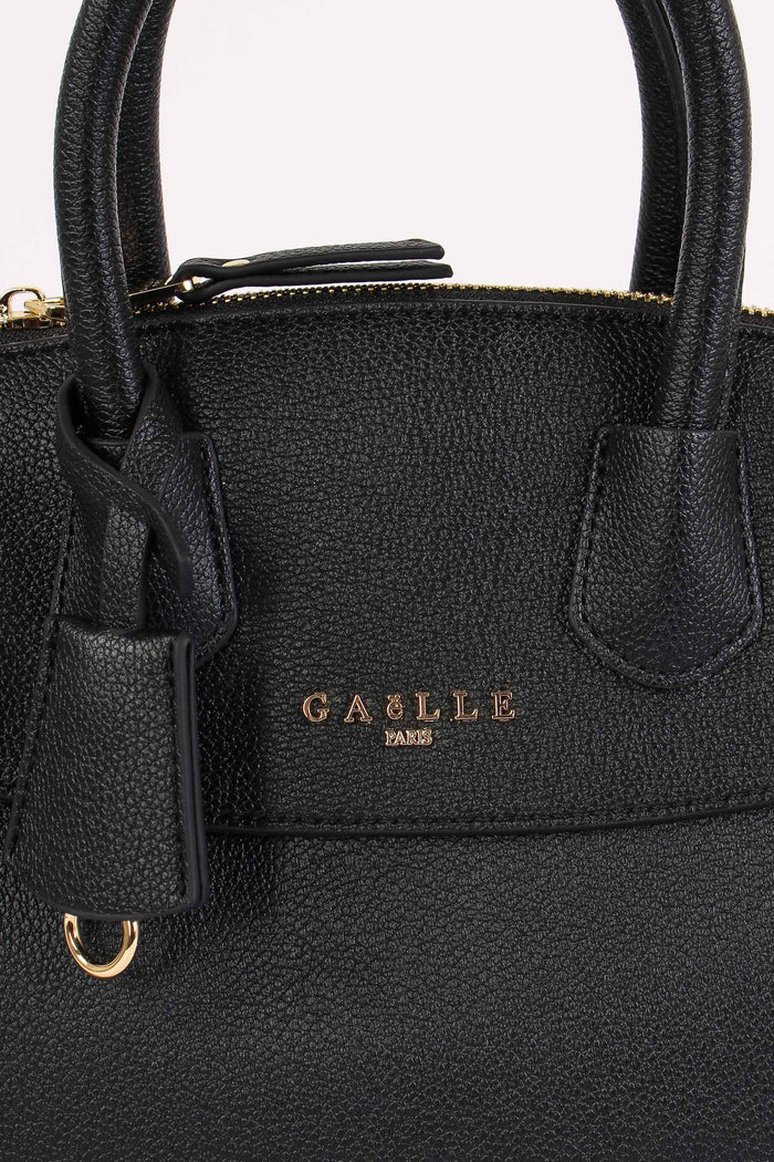 Borsa Tracolla Jacquard Nero-5