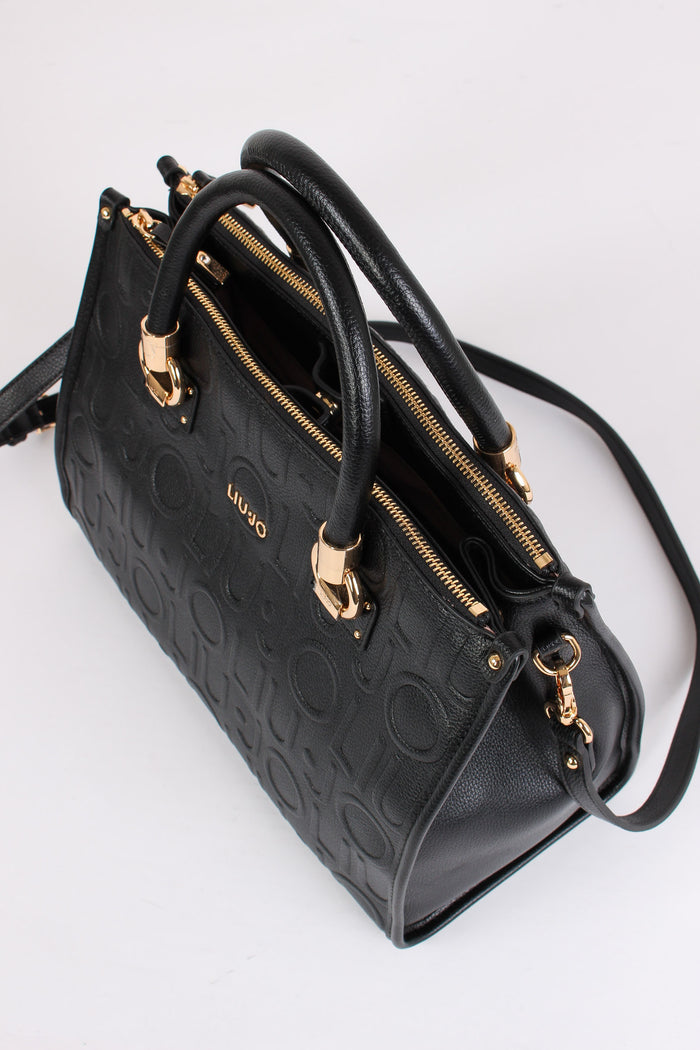 Shopping Logo 3d Nero-5