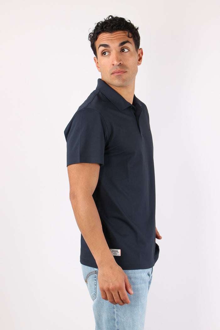 Polo Piquet Tecnica Navy Blue-6