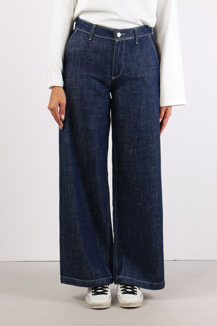 Pantalone Palazzo Tasca America Navy-2