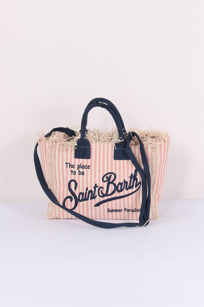 Colette Canvas Righe Rosa/blu-3