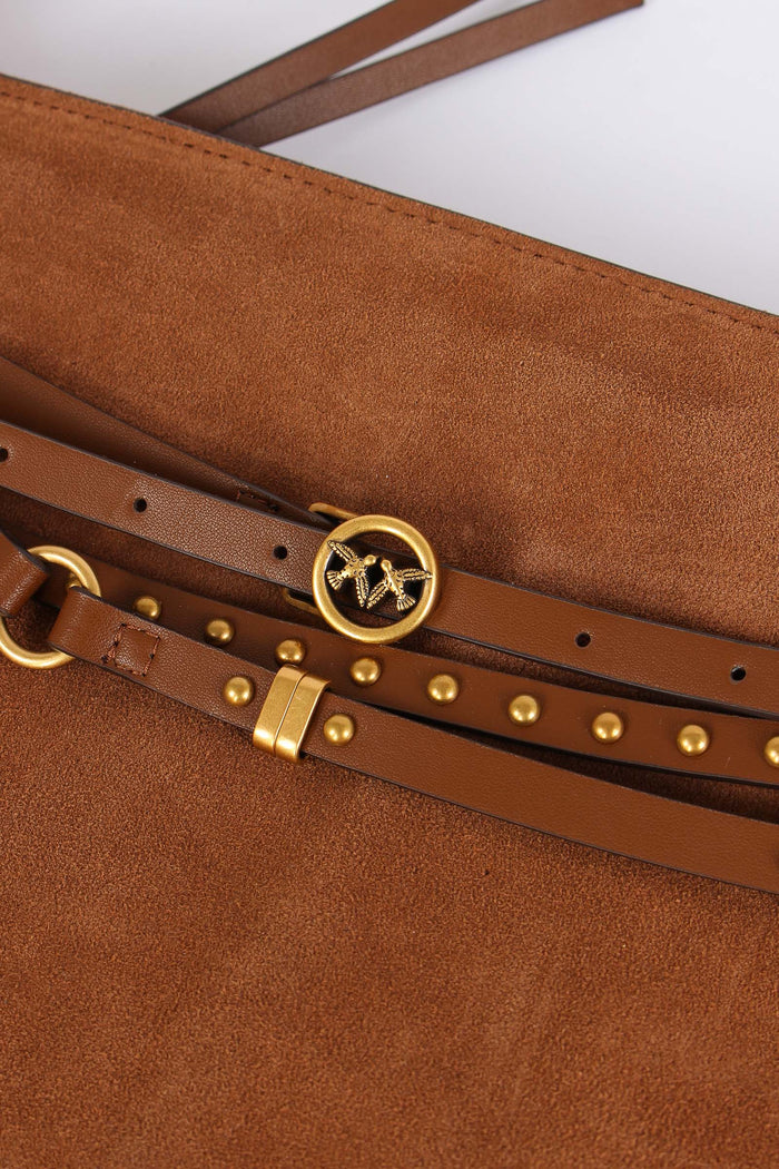 Belt Bag Suede Marrone-5