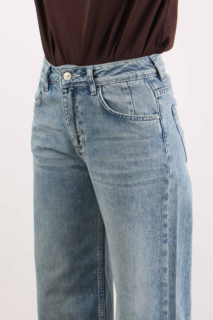 Denim Cropped Stretch Denim Medio-7