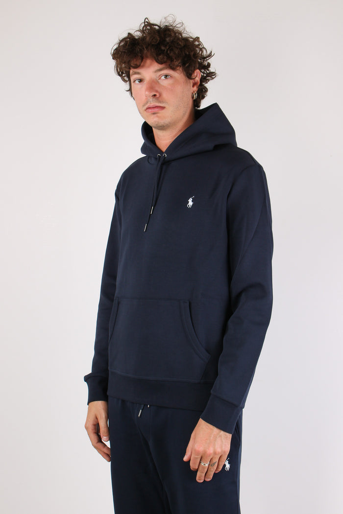 Felpa Cappuccio Tasca Aviator Navy-5