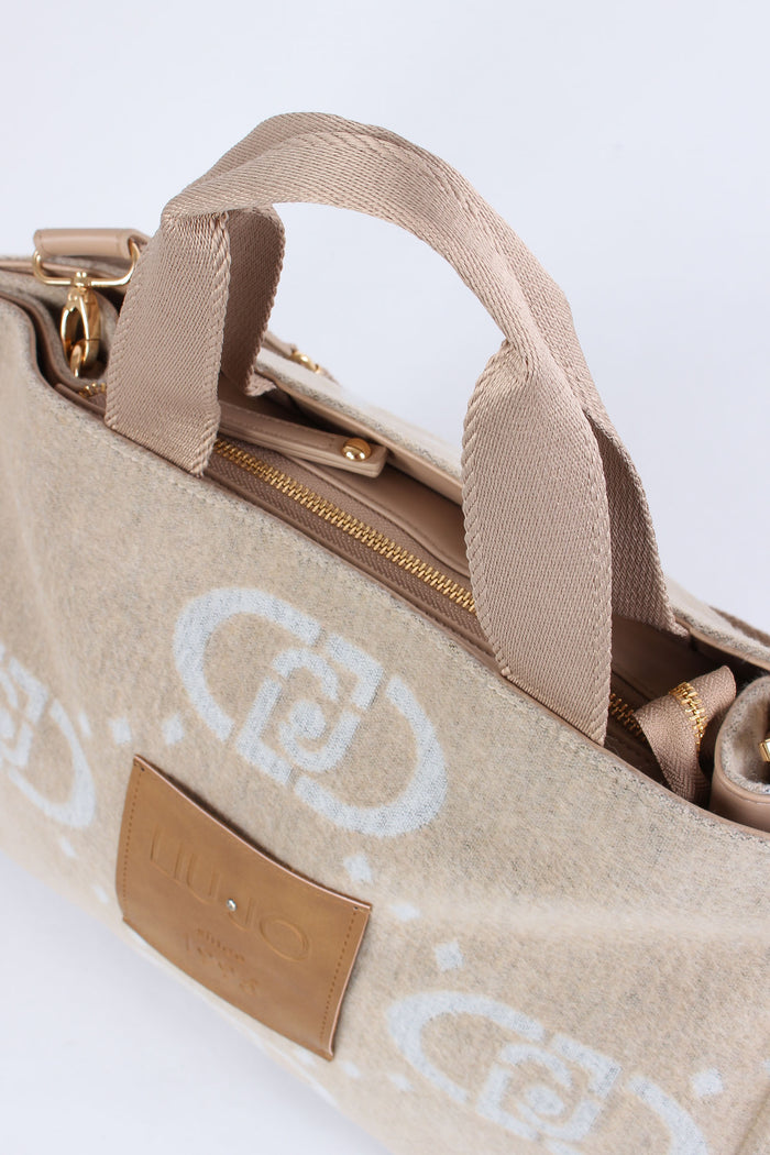 Borsa L Tote Oat Milk-4