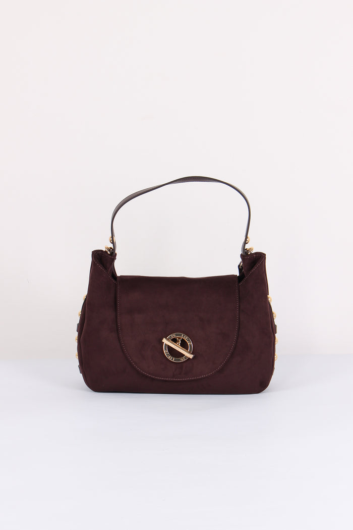 Shopping 1 Manico Ecocamoscio Red Amburgine