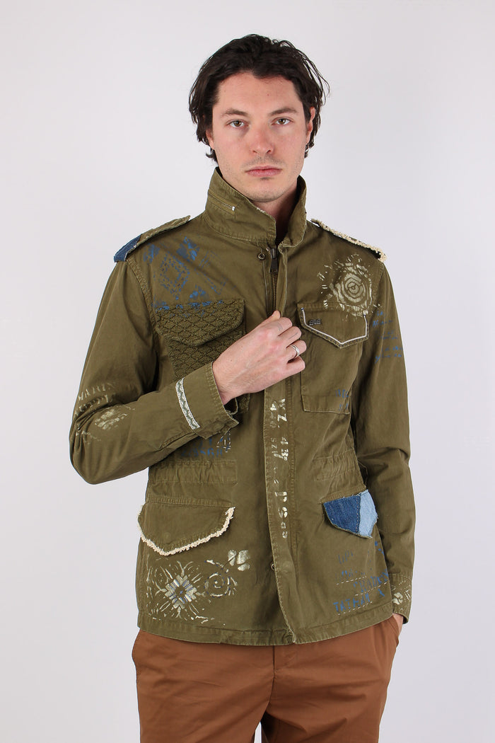 Field Jacket Ricamo Impunture Duna-4