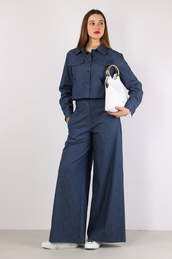 Camicia Corta Chambry Denim