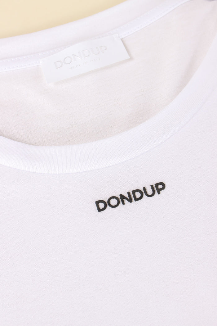 T-shirt Logo Scritta Bianco-10