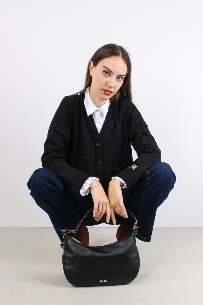 Hobo Zip Laterale Nero-3