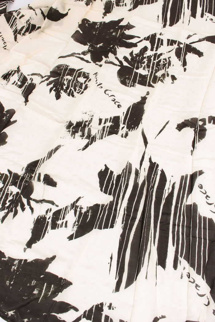 Foulard Cotone Seta Fantasia Avorio-4