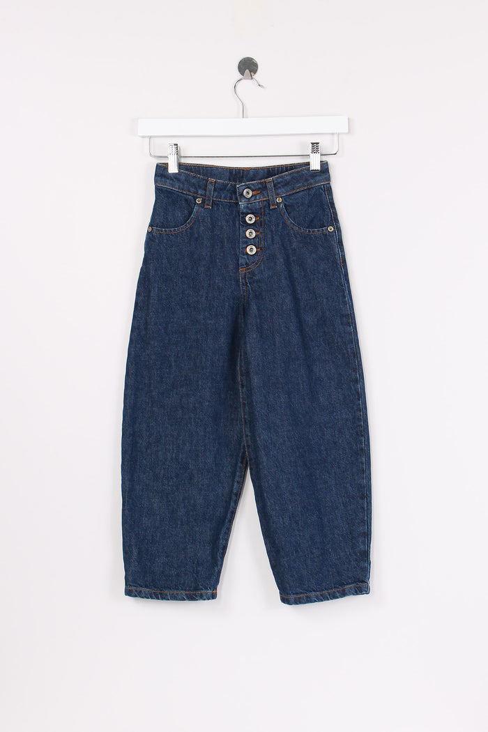 Jeans Momfit Blu Denim